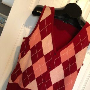 Talbot's Argyle Vest